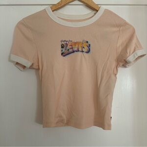 Levi’s cropped ringer Tee